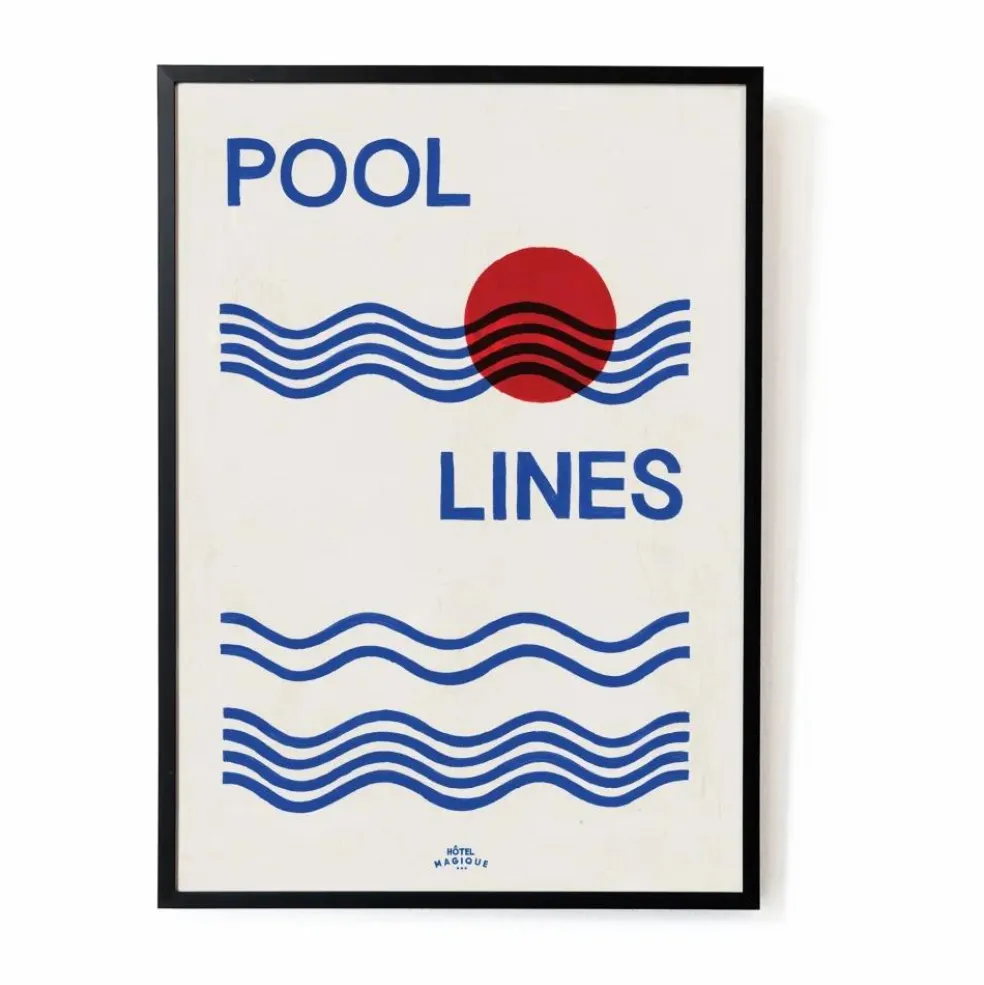 Affiche A3 Pool Lines