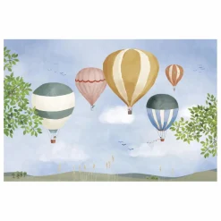 Affiche Montgolfière Aquarelle