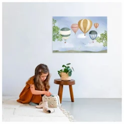 Affiche Montgolfière Aquarelle