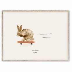 Affiche Rocky the Rabbit 30x40 cm