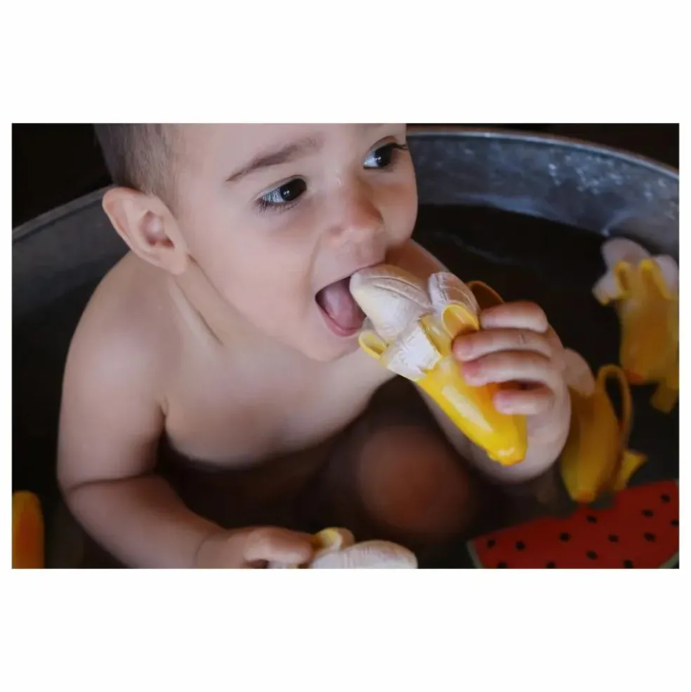 Ana la banane de dentition | Jaune