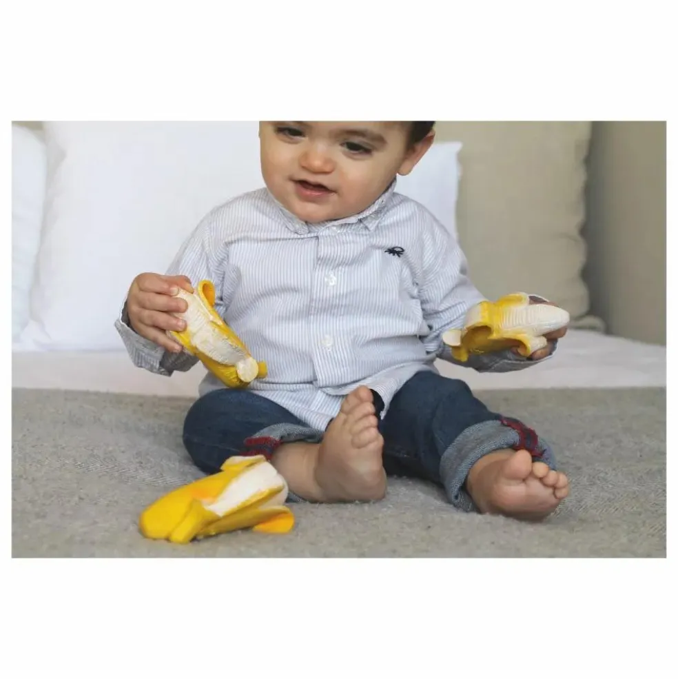 Ana la banane de dentition | Jaune
