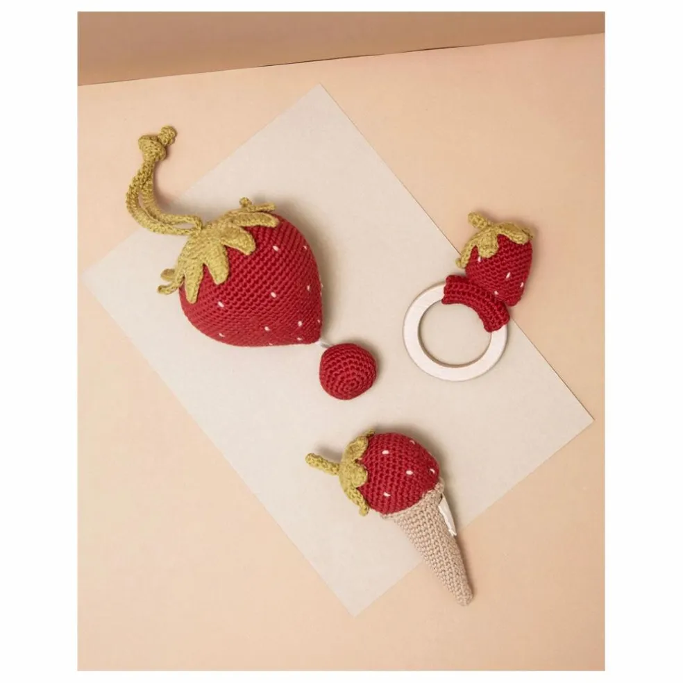 Anneau de dentition Fraise | Rouge