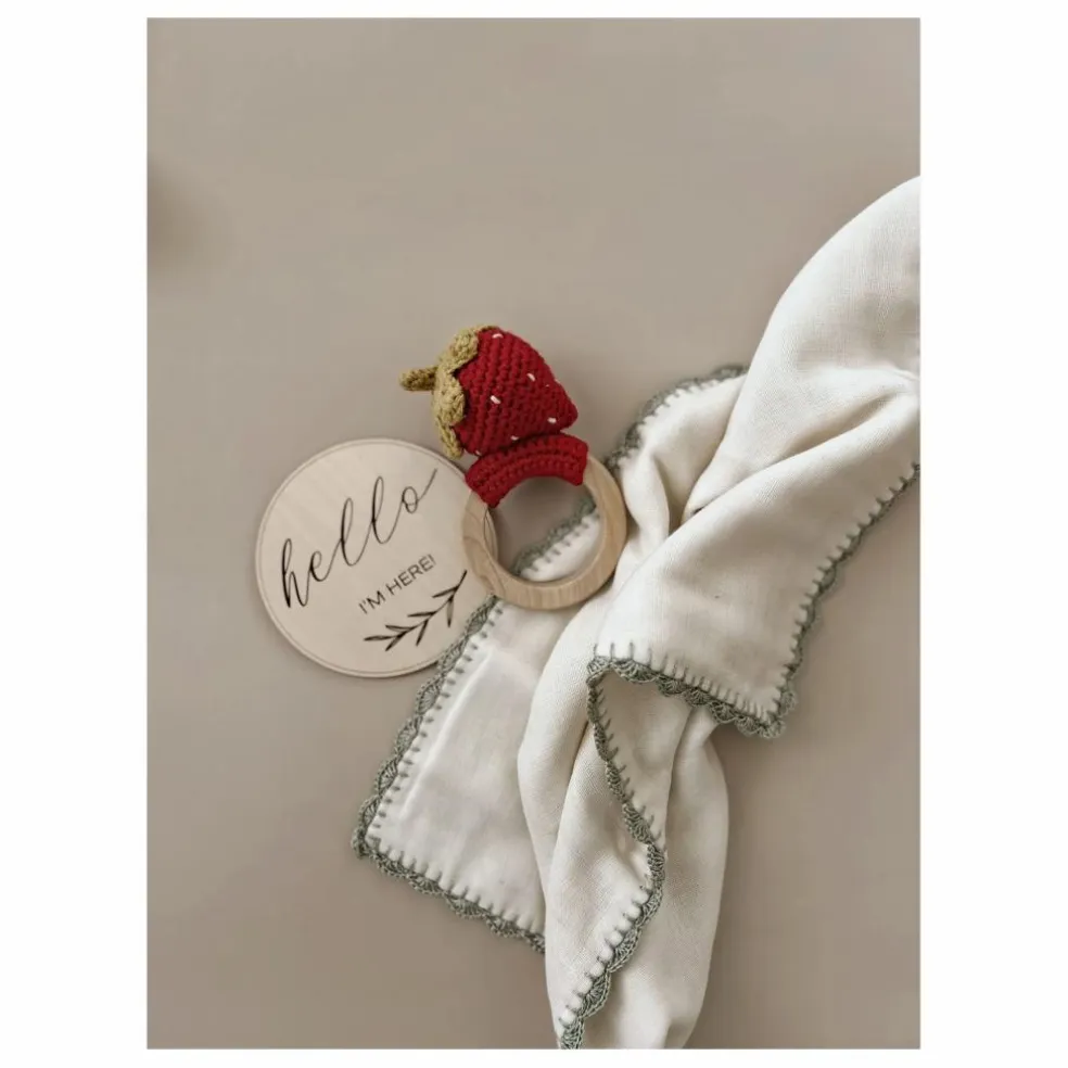 Anneau de dentition Fraise | Rouge