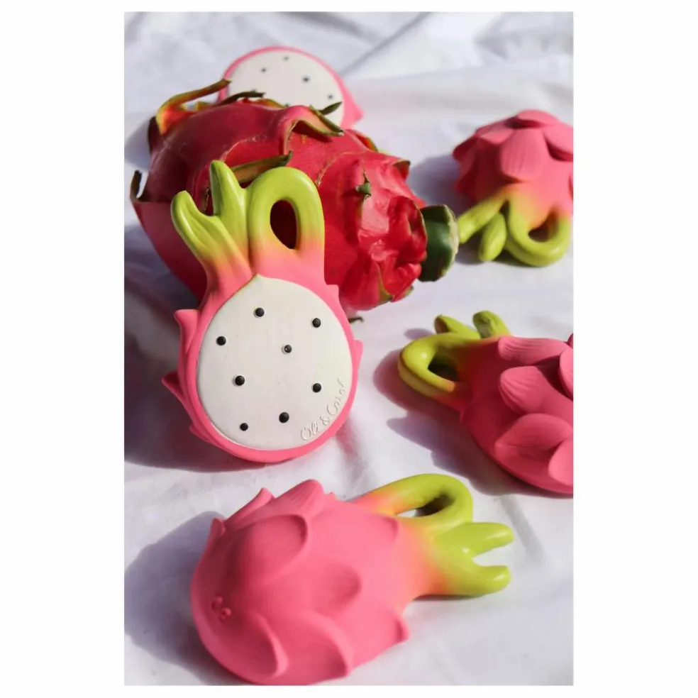 Anneau de dentition Fuscia le fruit du dragon