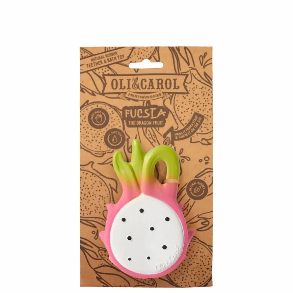 Anneau de dentition Fuscia le fruit du dragon
