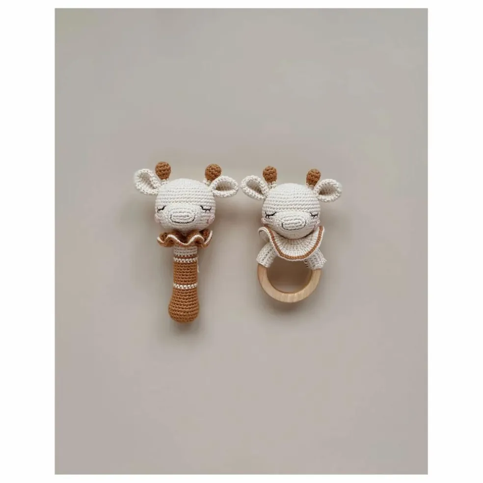 Anneau de dentition Goldie la Giraffe | Crème