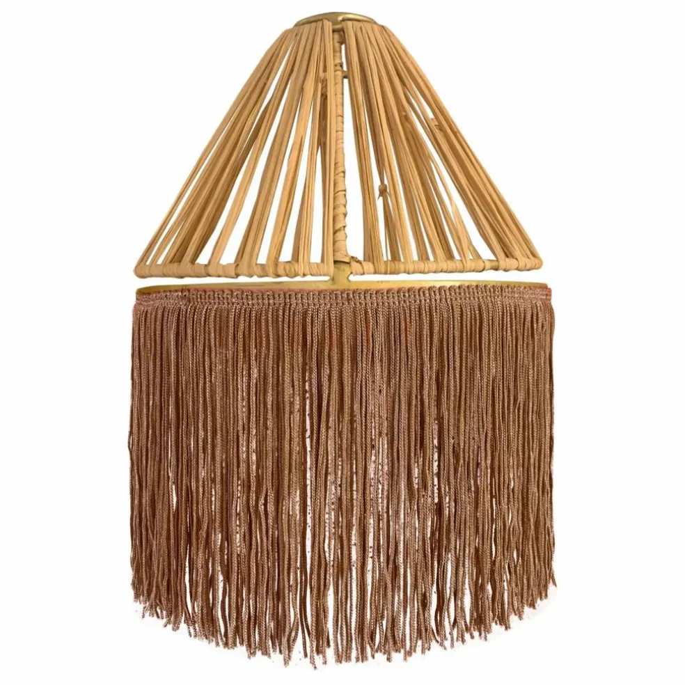 Applique en raphia | Marron