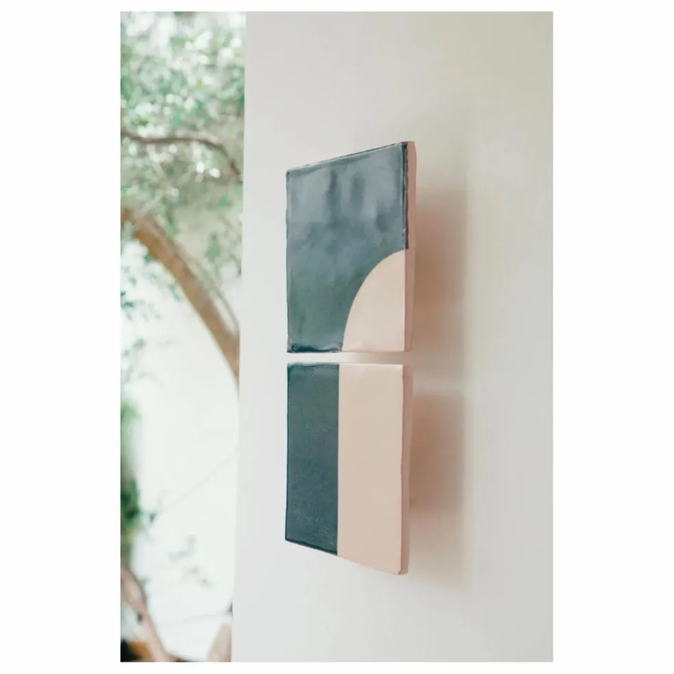 Applique Tiles | Bleu