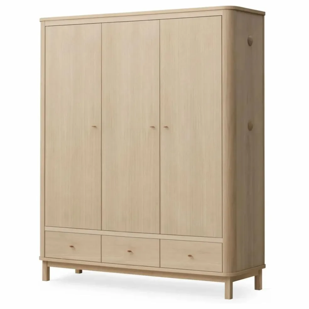 Armoire 3 portes Wood | Chêne