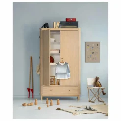 Armoire 2 portes Wood | Chêne