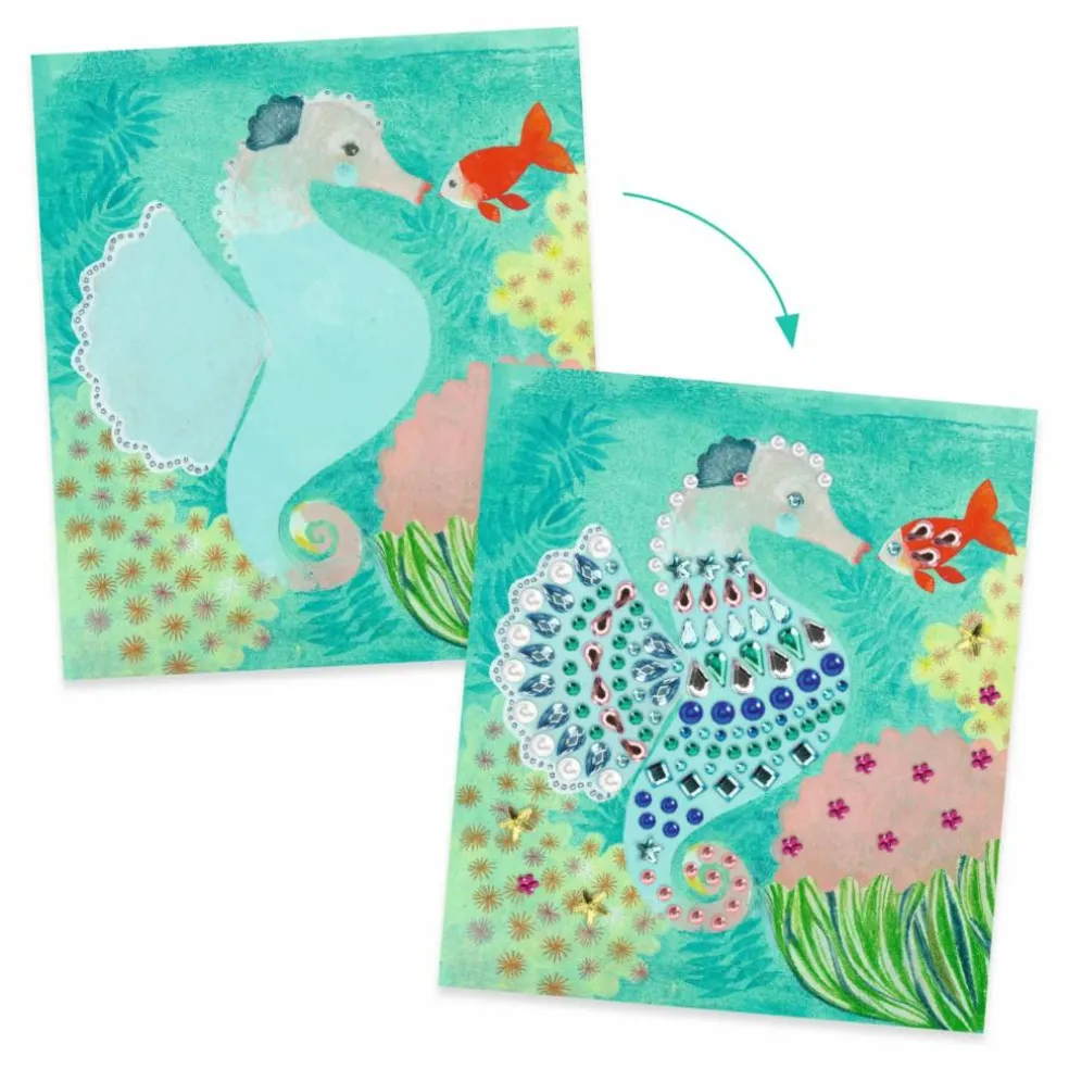 Artistic Strass Ondes aquatiques