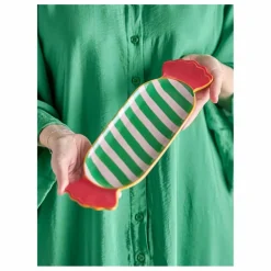 Assiette Caramella en grès | Vert