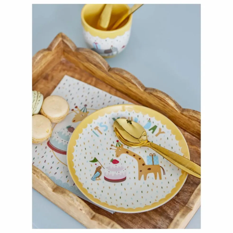 Assiette Celebrate | Jaune