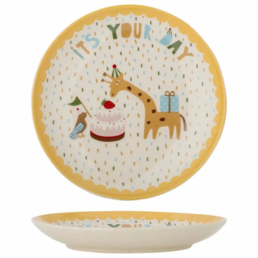 Assiette Celebrate | Jaune