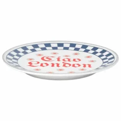 Assiette Ciao London | Bleu foncé