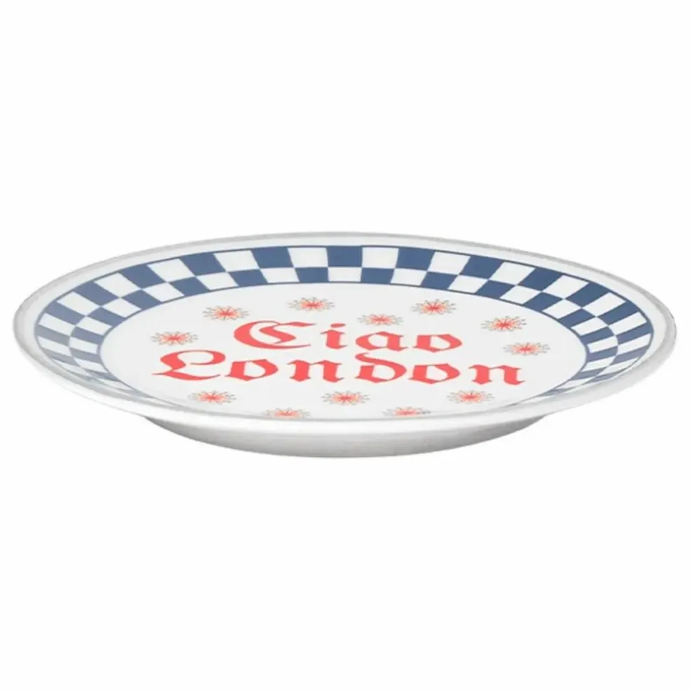 Assiette Ciao London | Bleu foncé