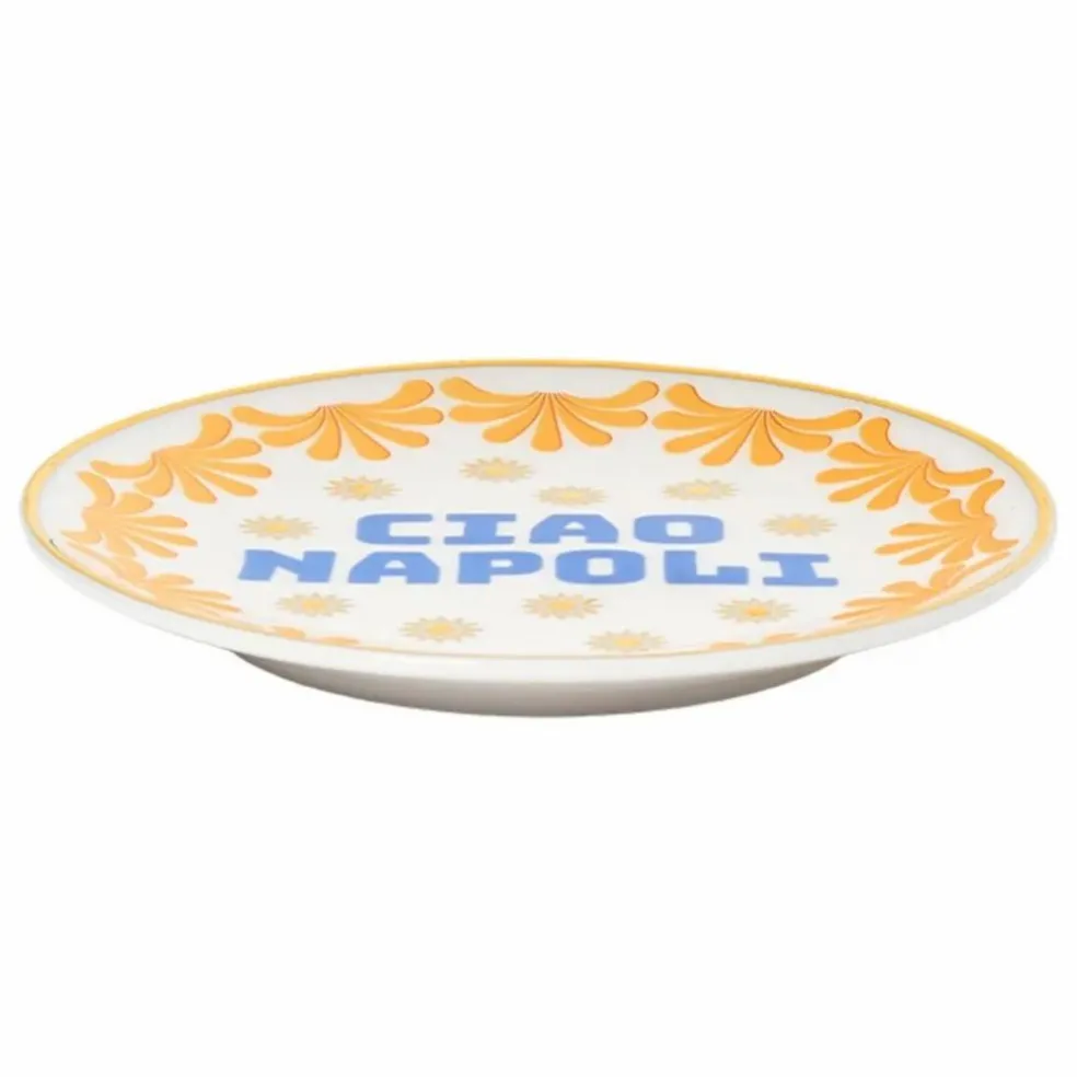 Assiette Ciao Napoli | Orange