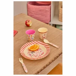Assiette creuse en mélamine Fun Fair | Rose