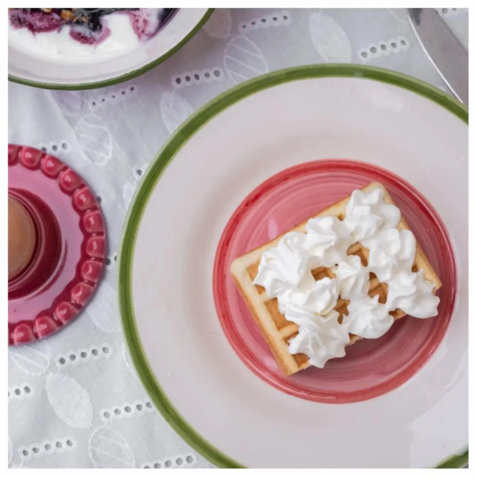 Assiette Dakota 22 cm | Rose