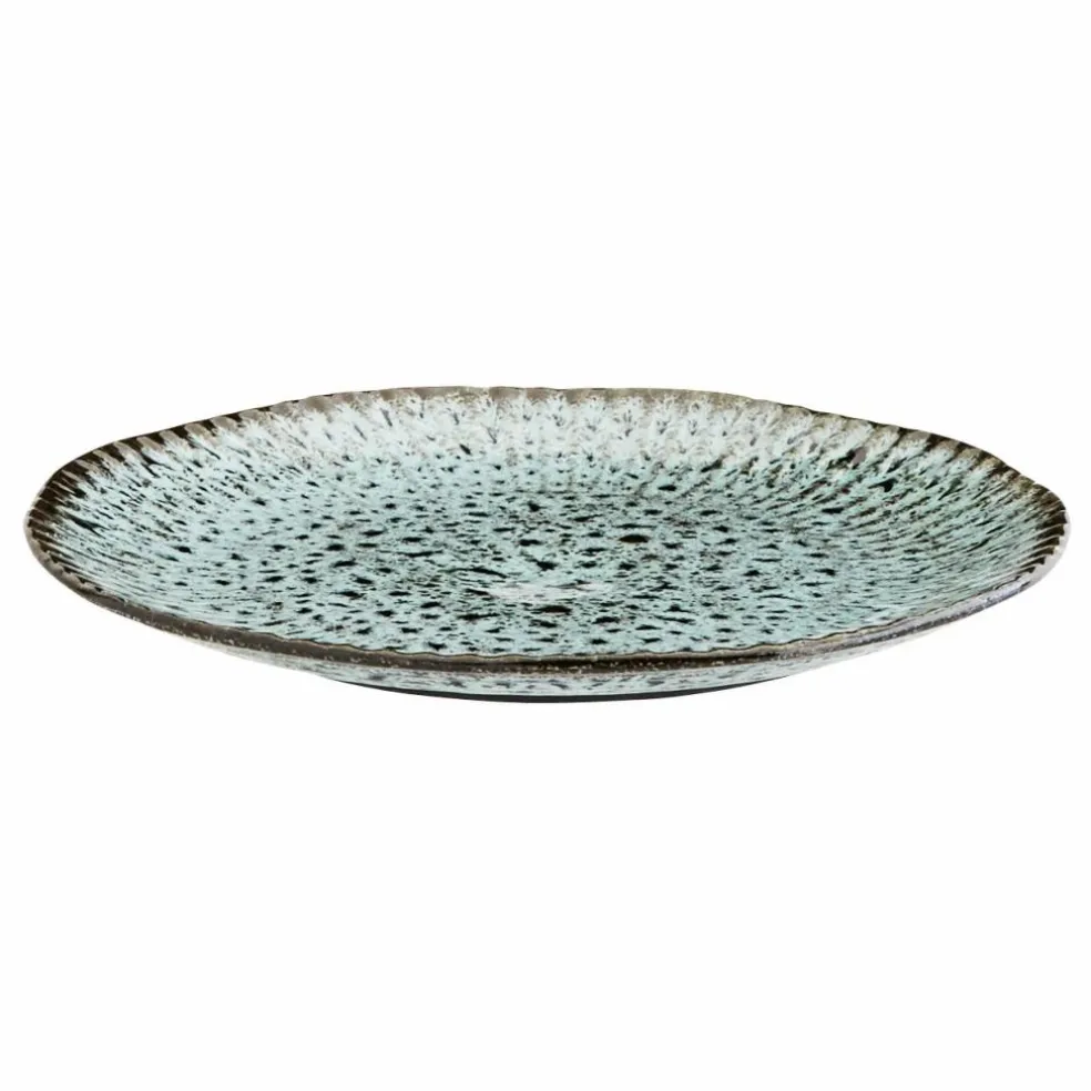 Assiette en grès | Bleu indigo