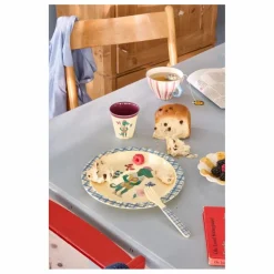 Assiette en mélamine - Rice x Nathalie Lété | Rose