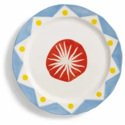 Assiette en porcelaine Festivo | Rouge