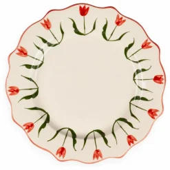 Assiette Fan Fan 27 cm | Bleu