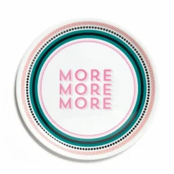 Assiette More More More | Blanc