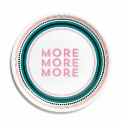 Assiette More More More | Blanc