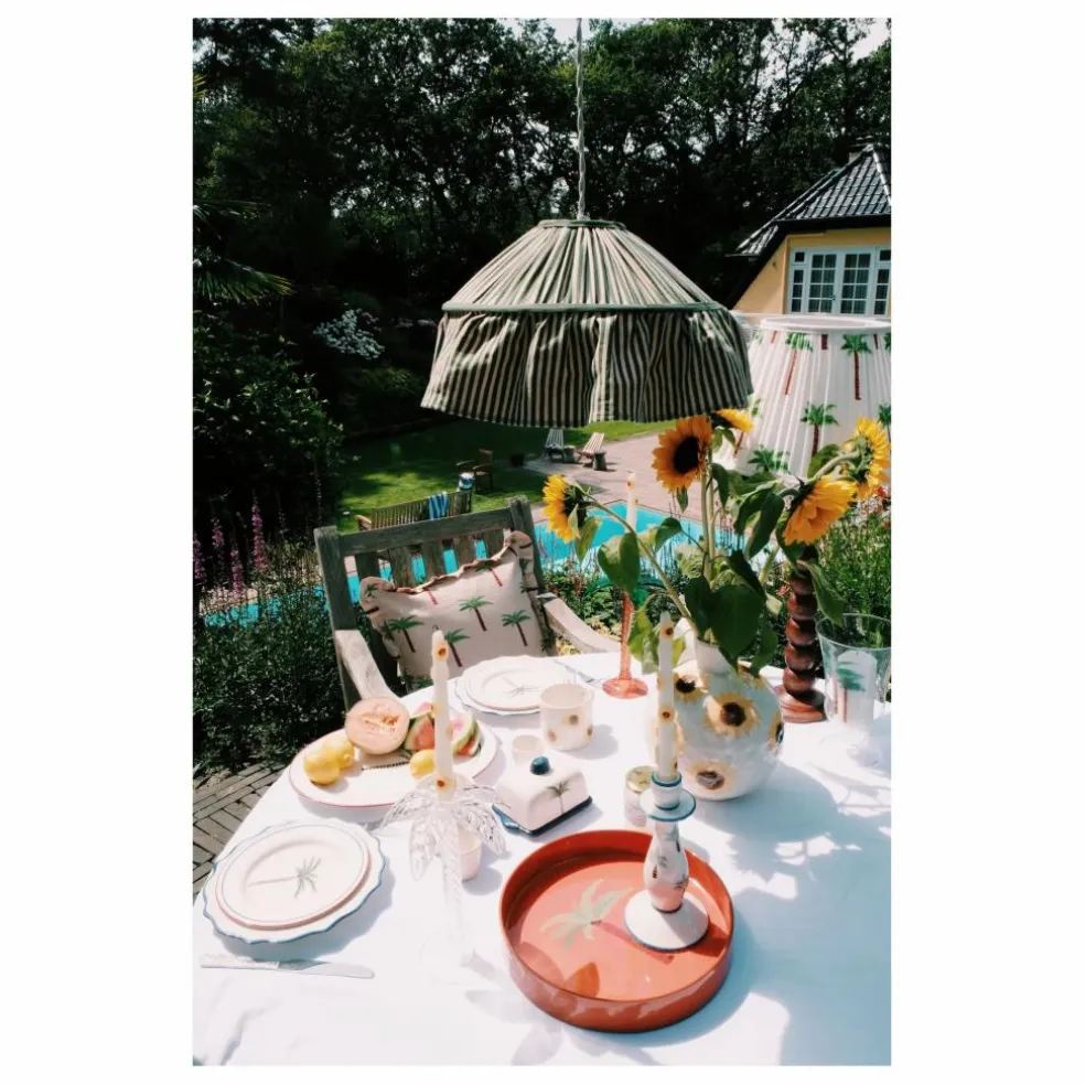Assiette Palm Tree | Blanc