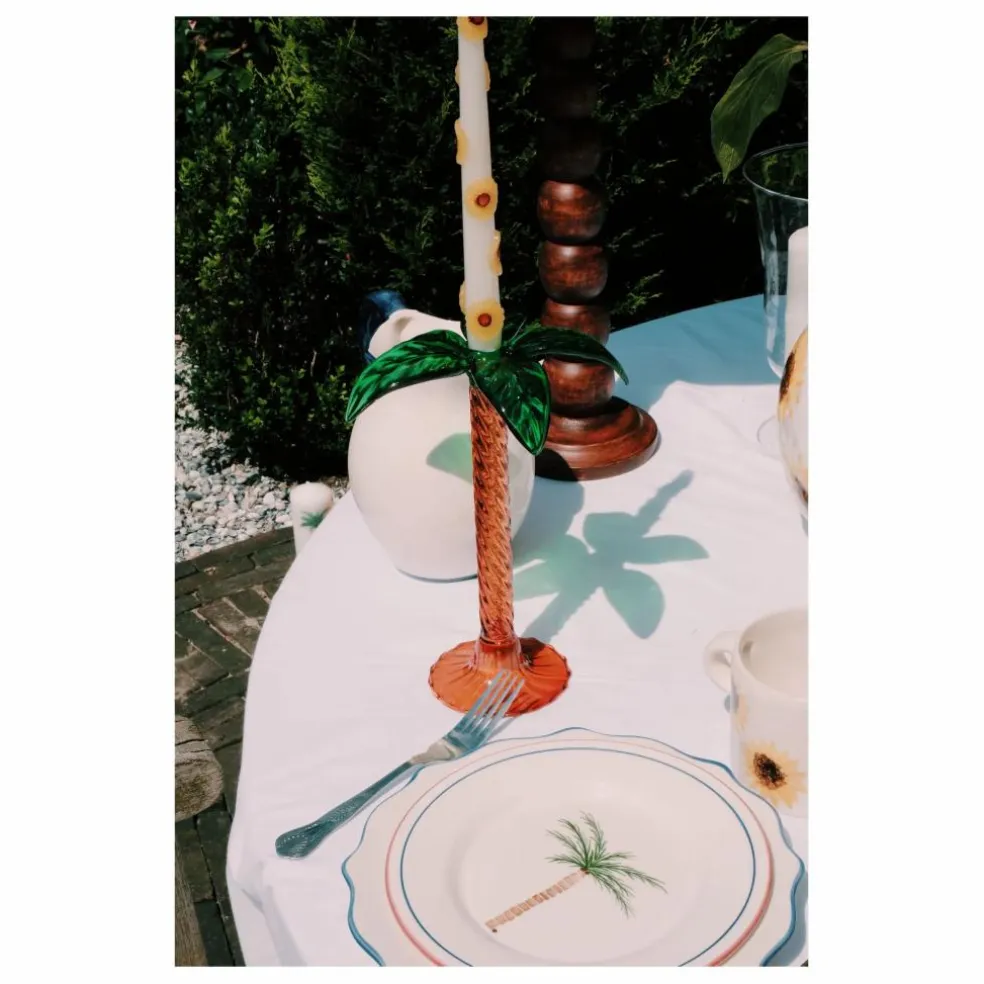 Assiette Palm Tree | Blanc