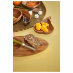 Assiette Poire en acacia
