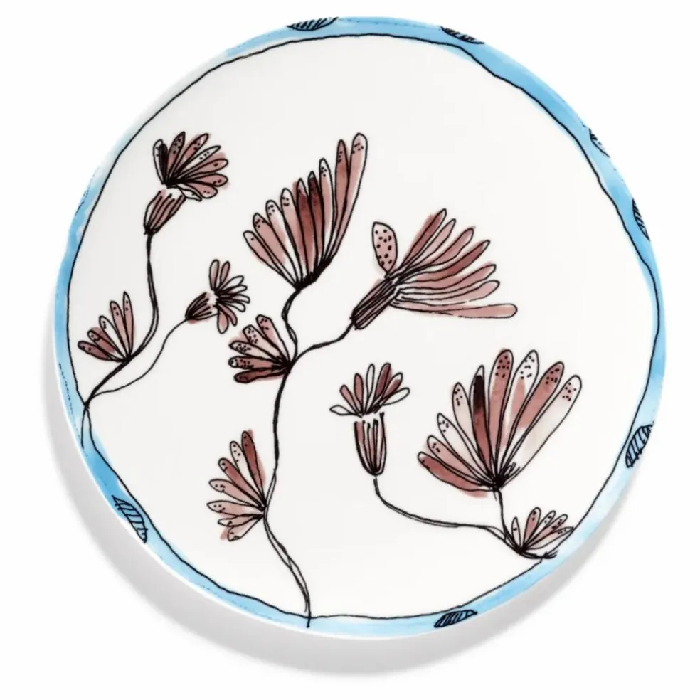 Assiettes Camelia, Serax for Marni - Set de 2 | Aubergine