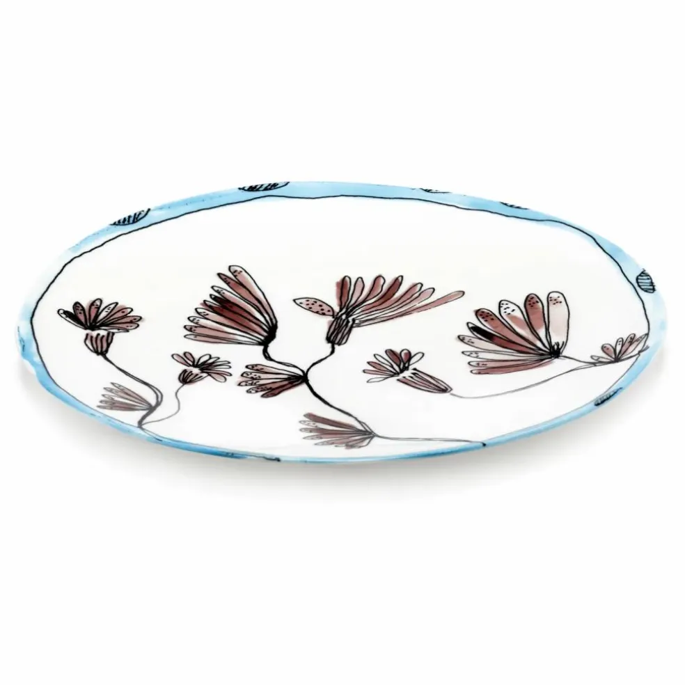 Assiettes Camelia, Serax for Marni - Set de 2 | Aubergine
