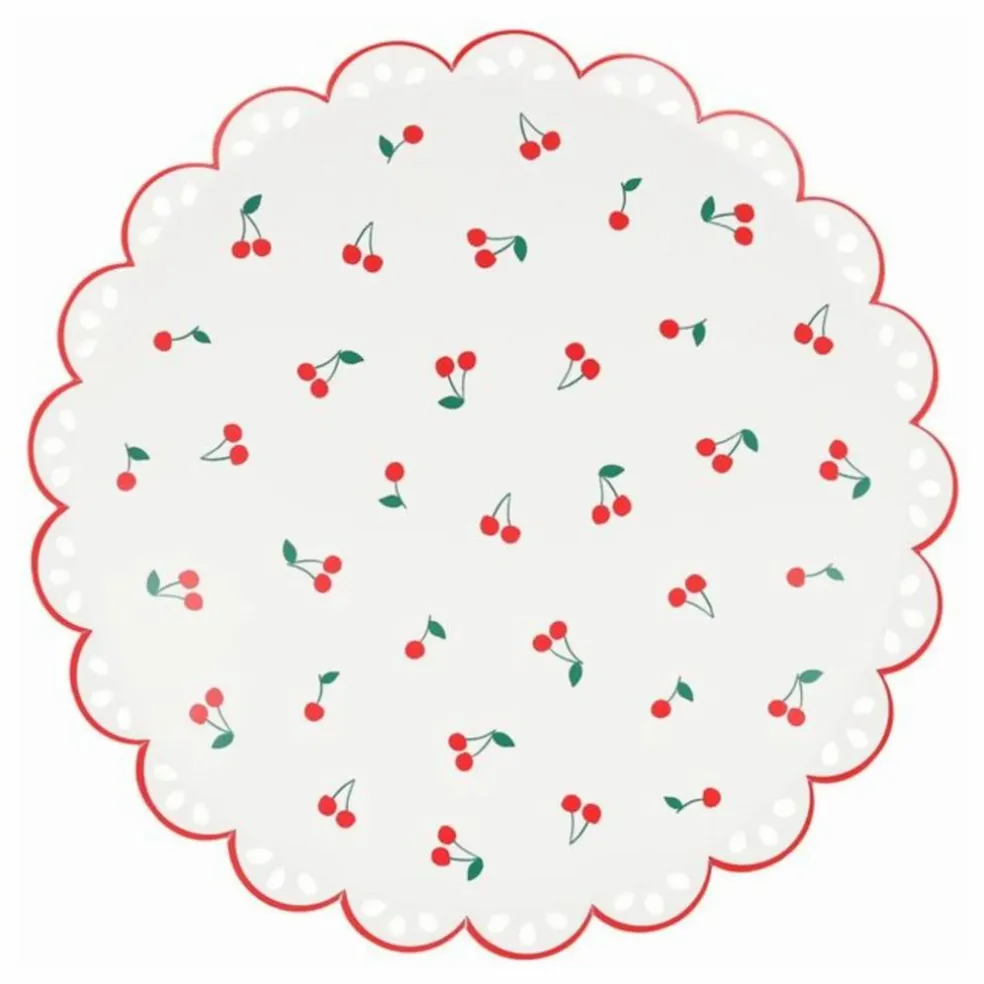 Assiettes Cherry - Set de 8