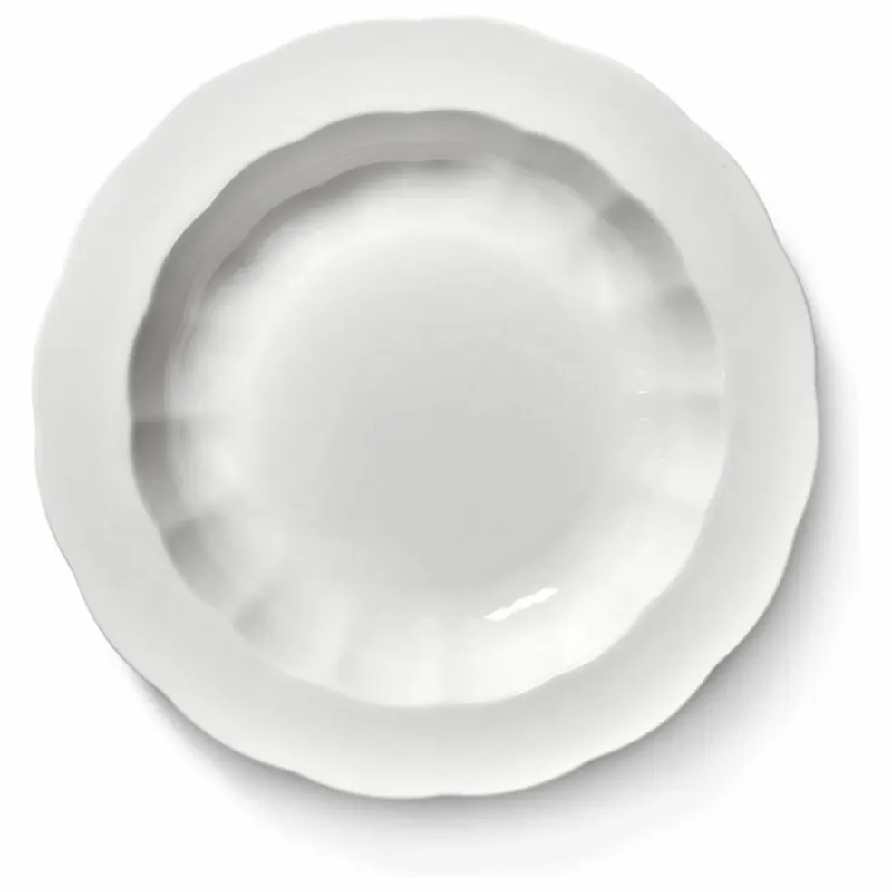 Assiettes creuses Silhouette, Sergio Herman - Set de 4 | Blanc