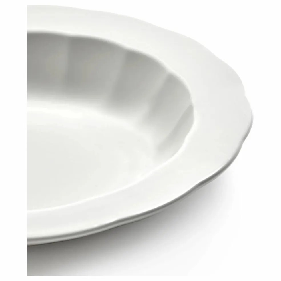 Assiettes creuses Silhouette, Sergio Herman - Set de 4 | Blanc