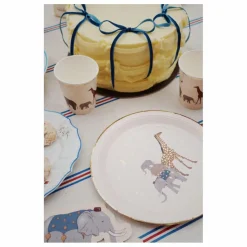 Assiettes en carton Safari