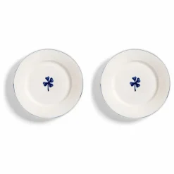 Assiettes en grès Anouk - Set de 2 | Bleu