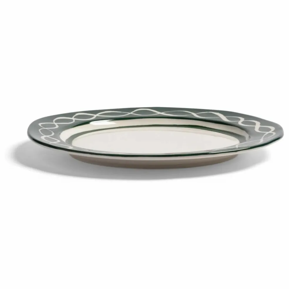 Assiettes en porcelaine Festivo - Set de 2 | Vert