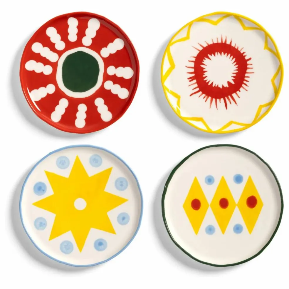 Assiettes en porcelaine Festivo - Set de 4