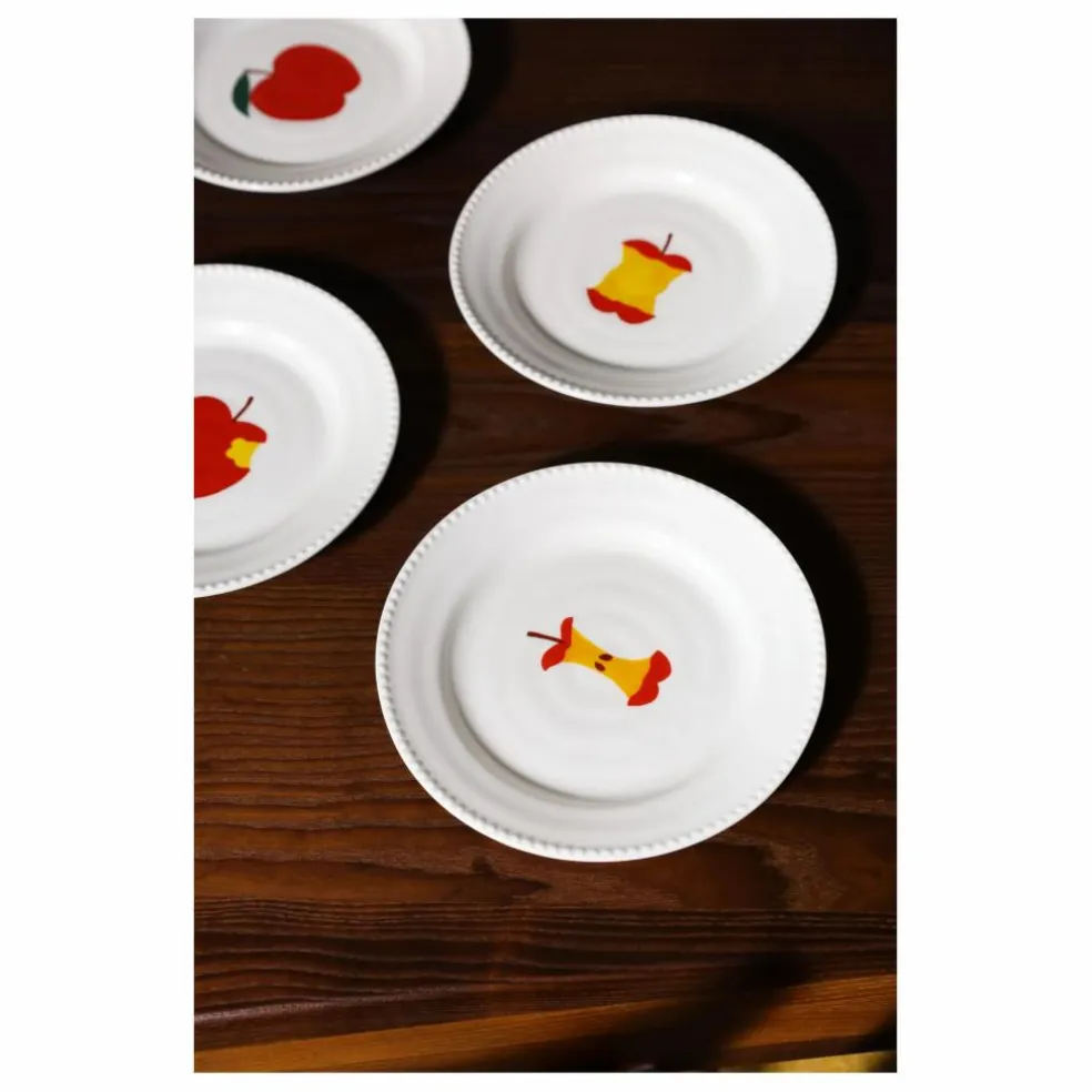 Assiettes Haines - Set de 4 | Rouge