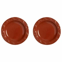 Assiettes Mochi - Set de 2 | Brique