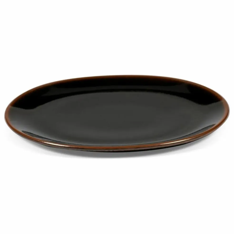Assiettes Out of lines, Uncharted - Set de 2 | Marron