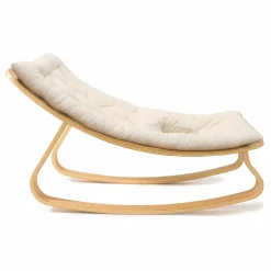Assise en coton bio pour Transat Levo | Blanc