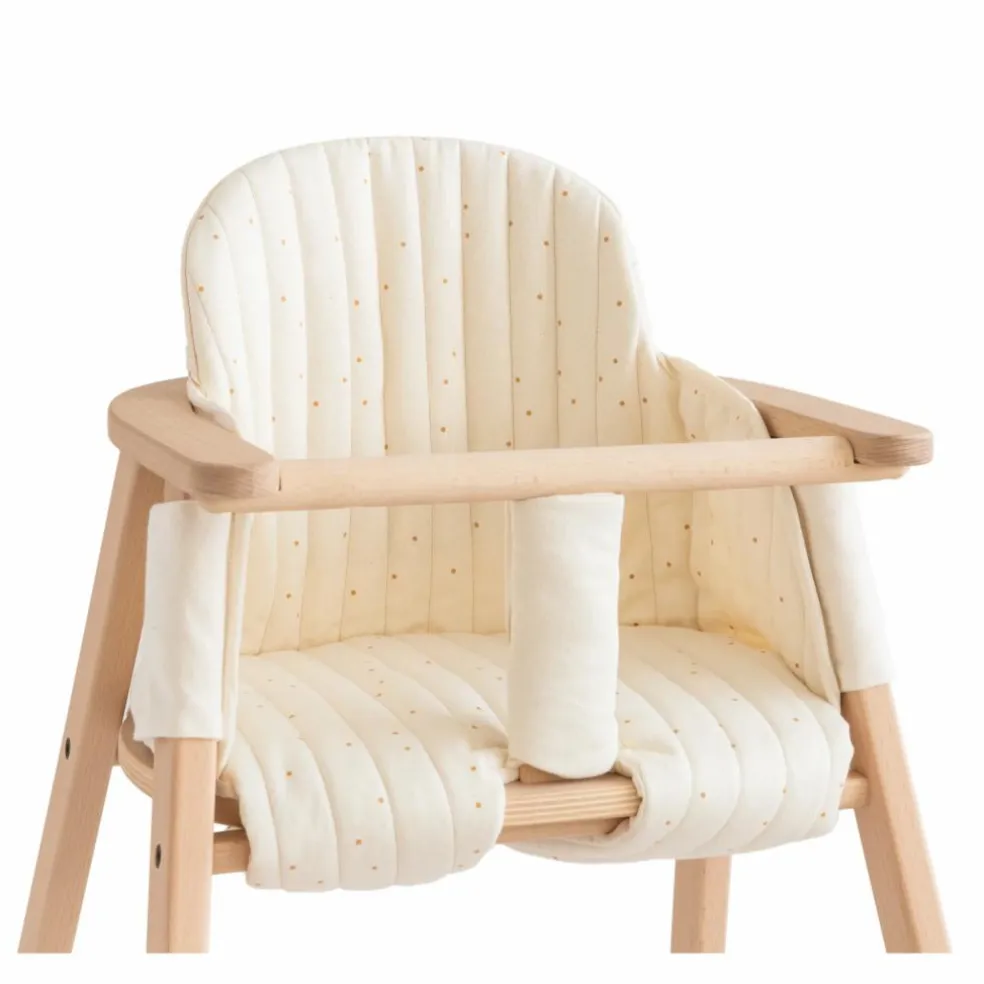Assise pour chaise haute Growing green | Crème