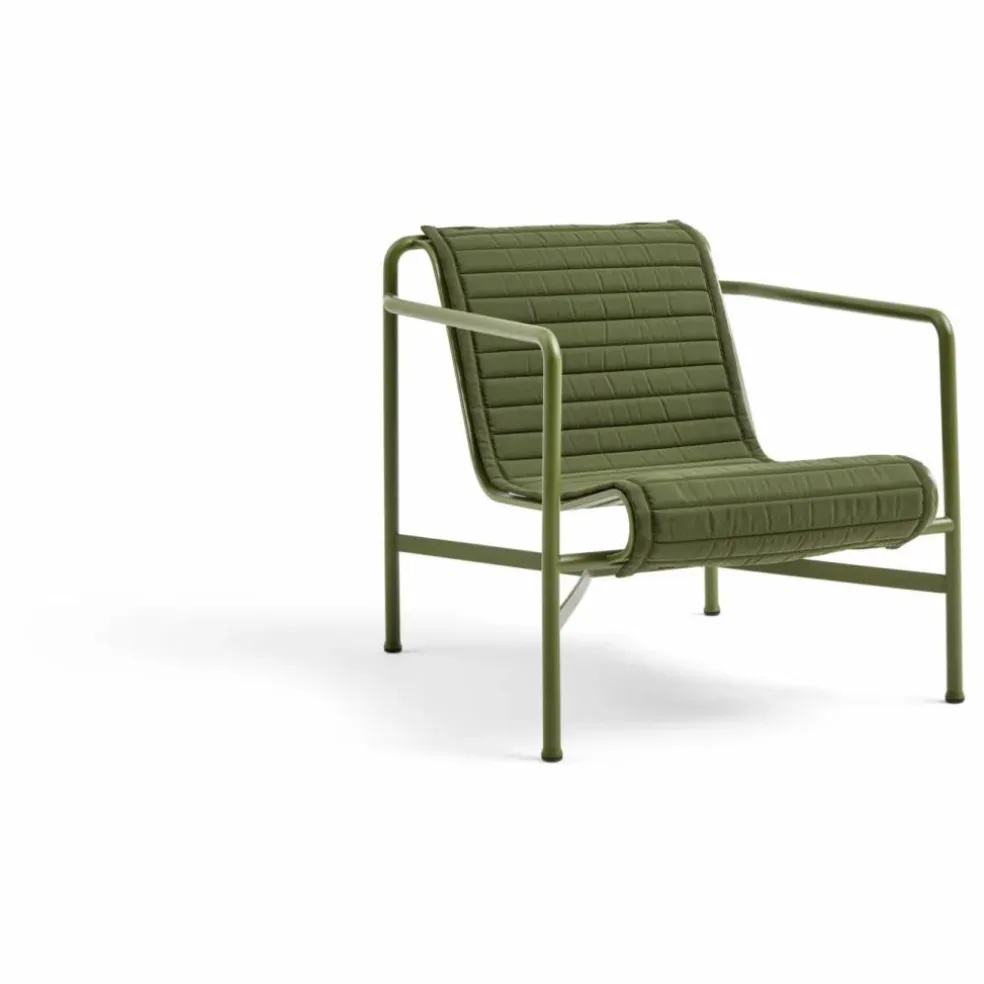 Assise pour fauteuil lounge pallissade | Olive