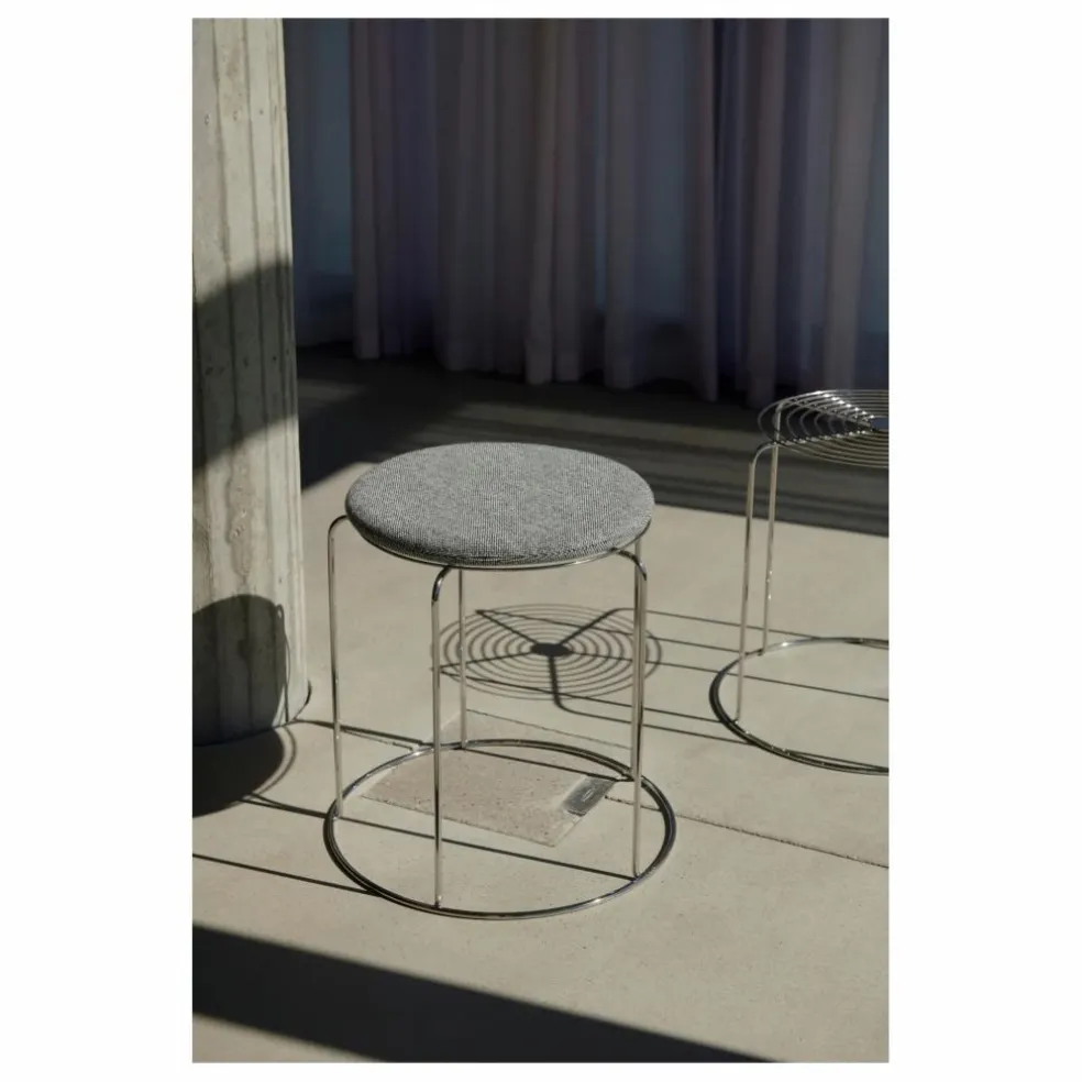 Assise pour tabouret Wire VP11, Verner Panton | Gris chiné
