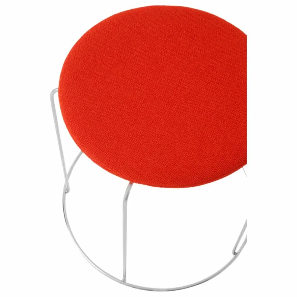 Assise pour tabouret Wire VP11, Verner Panton | Rouge coquelicot